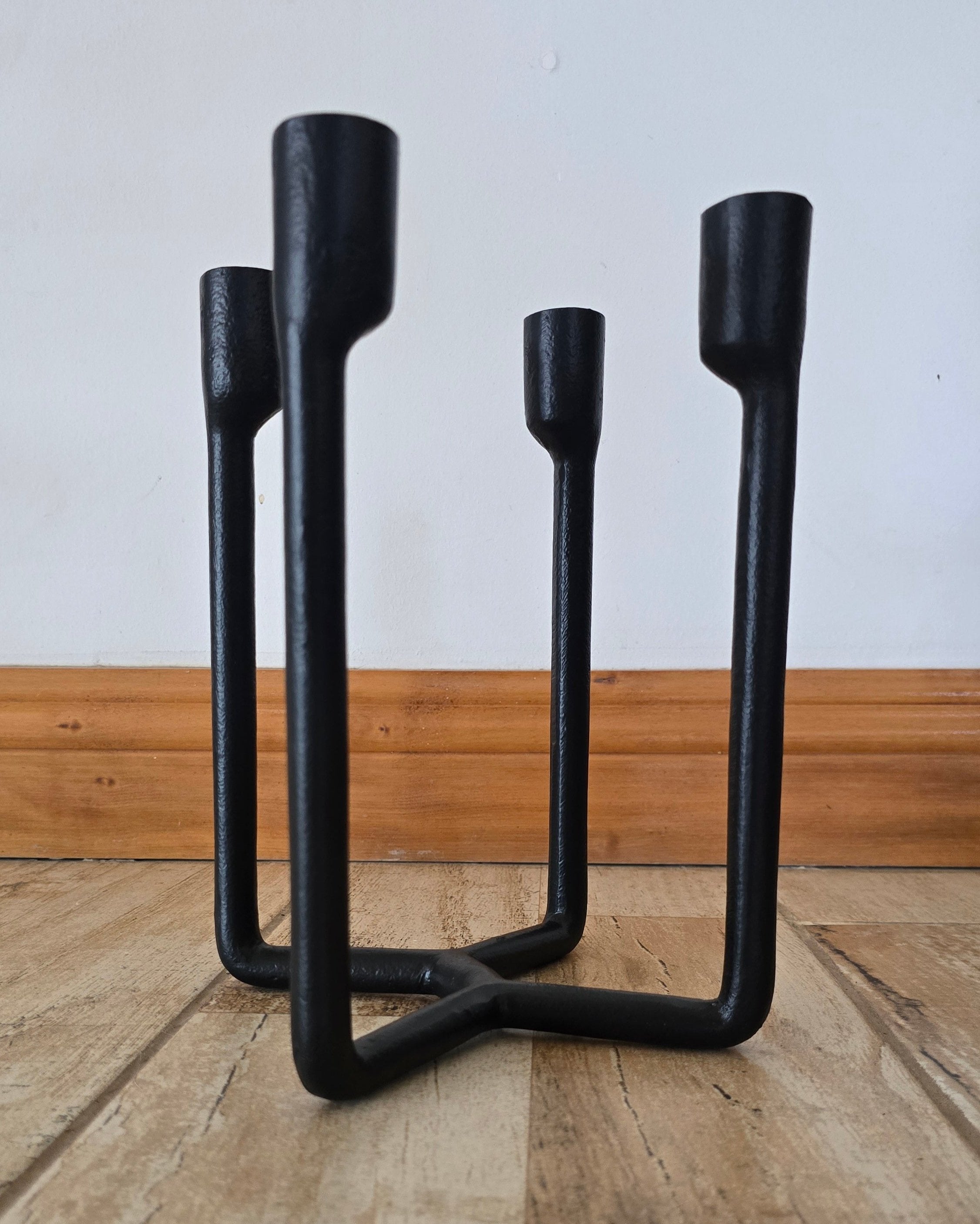 Candelabro Negro x4