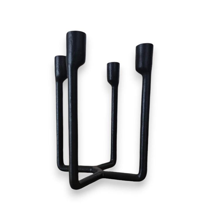 Candelabro Negro x4